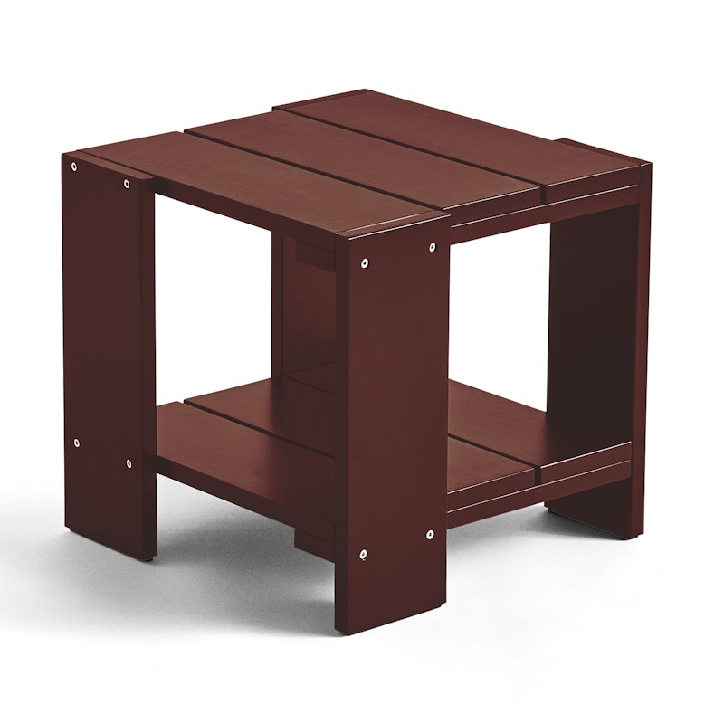 Crate Sidobord, Iron Red