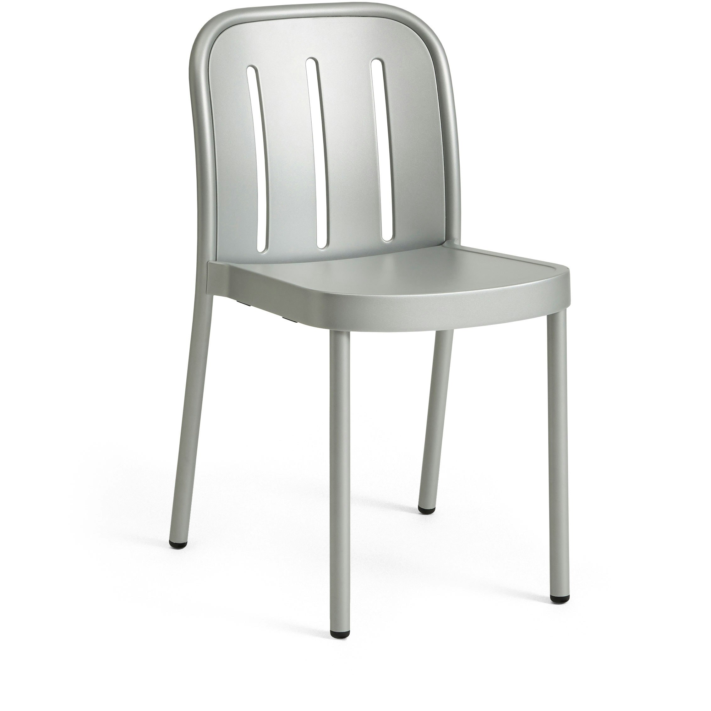 hay deville chair silver grey powder coated aluminium - trädgårdsstolar pulverlackerad aluminium grå