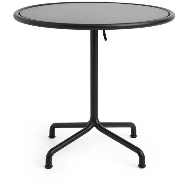 Hay Deville Table 80 Cm Anthracite - Trädgårdsbord Pulverlackat Stål Svart