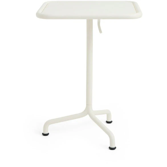 Hay Deville Table 55x55 Cm Cream White - Trädgårdsbord Pulverlackat Stål Vit