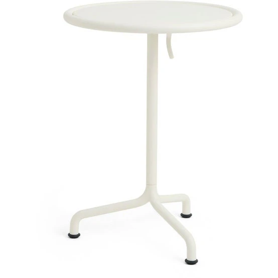 Hay Deville Table 55 Cm Cream White - Trädgårdsbord Pulverlackat Stål Vit