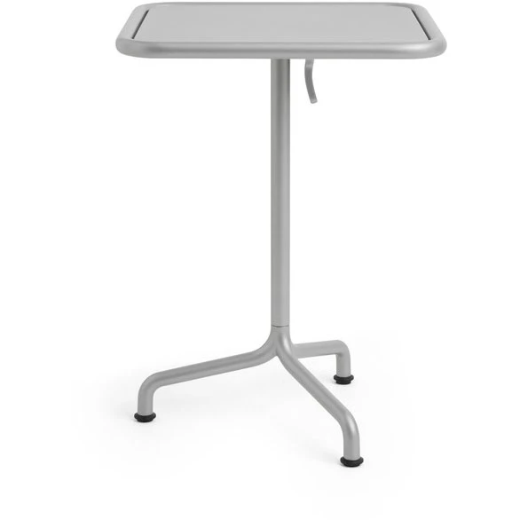 Hay Deville Table 55x55 Cm Silver Grey - Trädgårdsbord Pulverlackat Stål Grå
