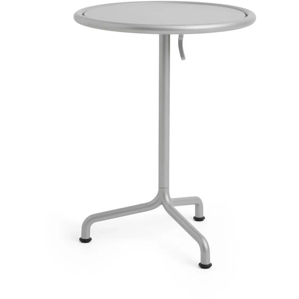 Hay Deville Table 55 Cm Silver Grey - Trädgårdsbord Pulverlackat Stål Grå