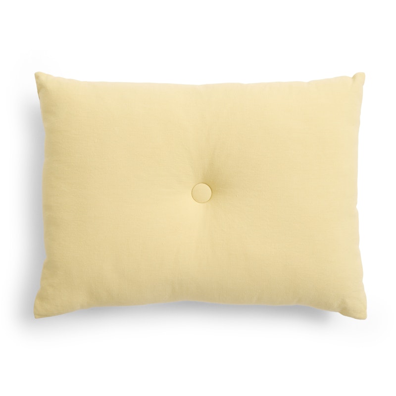 Dot Kudde Linen 45x60 cm, Soft Yellow