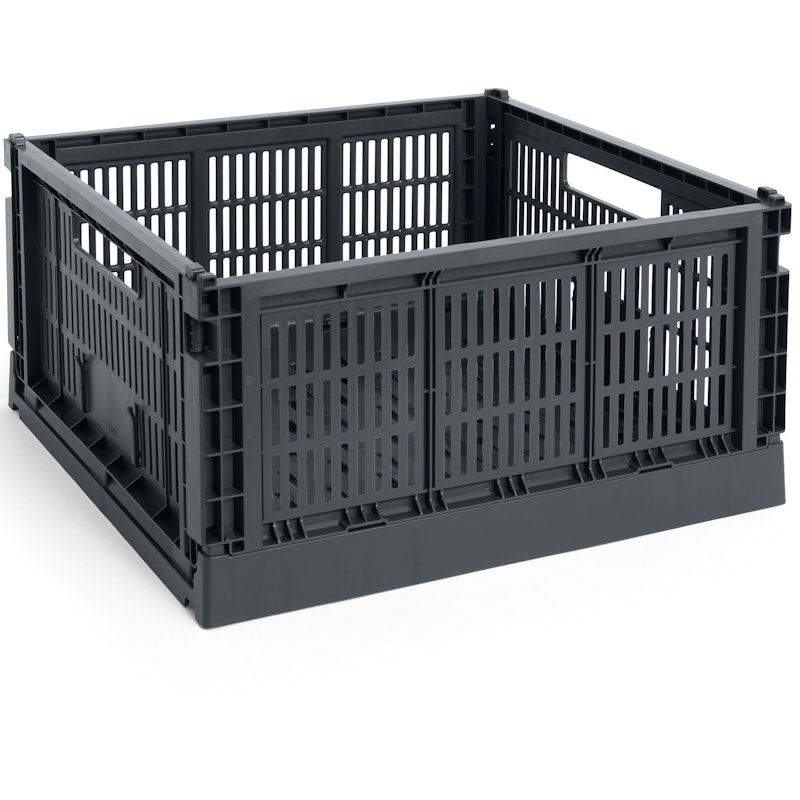 Colour Crate Large Square Förvaring, Charcoal