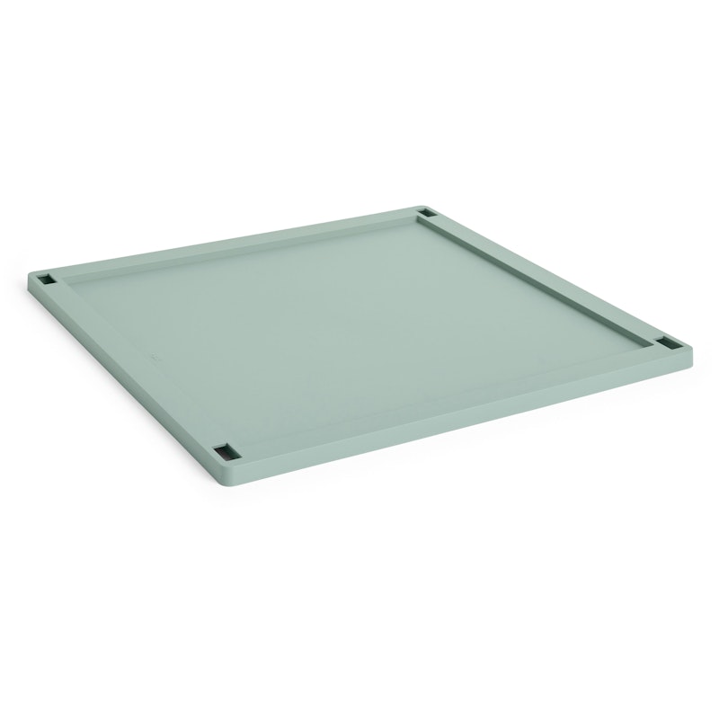 Colour Crate Plastic Large Square Lock, Sage Green