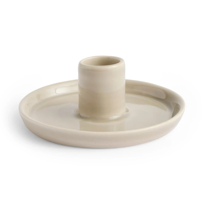Disc Ljusstake S, Varmgrå