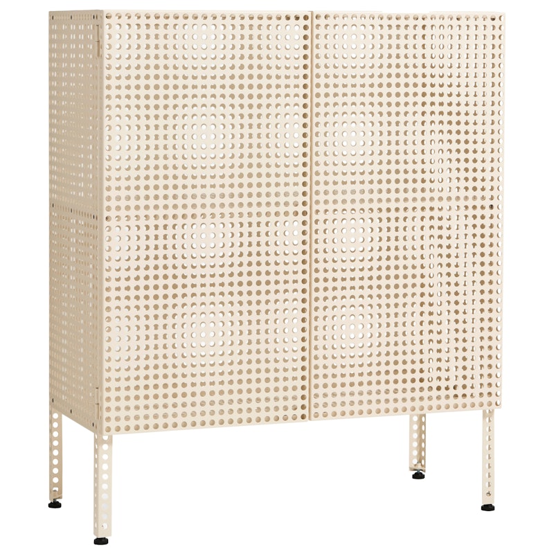Perforated Skåp Medium, Eggshell
