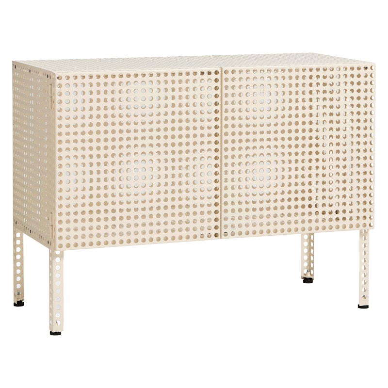 Perforated Skåp Liten, Eggshell