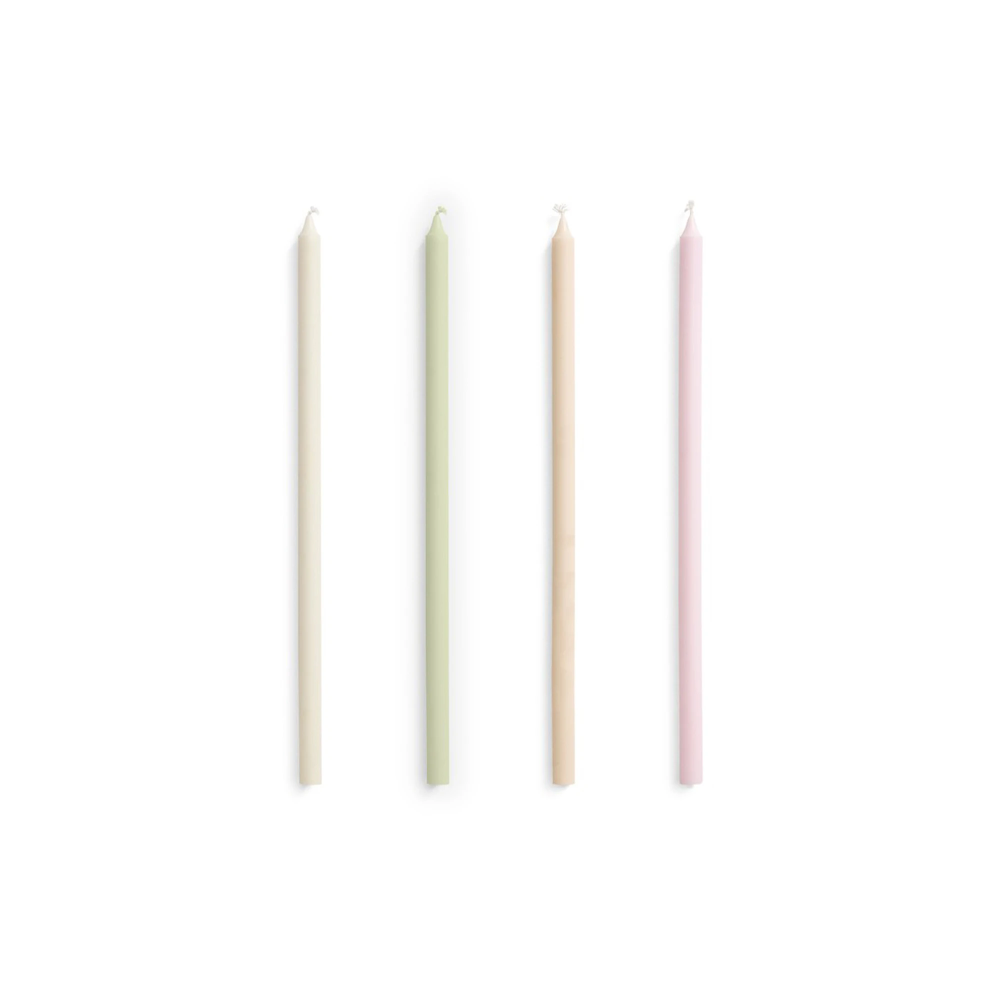 Hay Slim Ljus 4-pack - Ljus Stearin Pastel