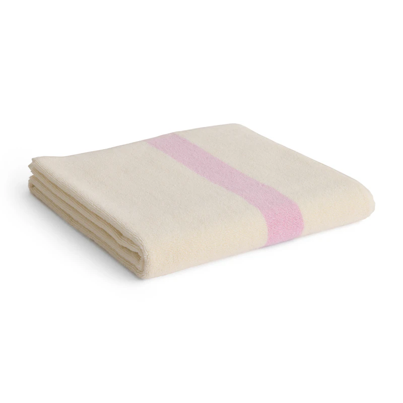 Stripe Handduk 70x140 cm, Cool Pink