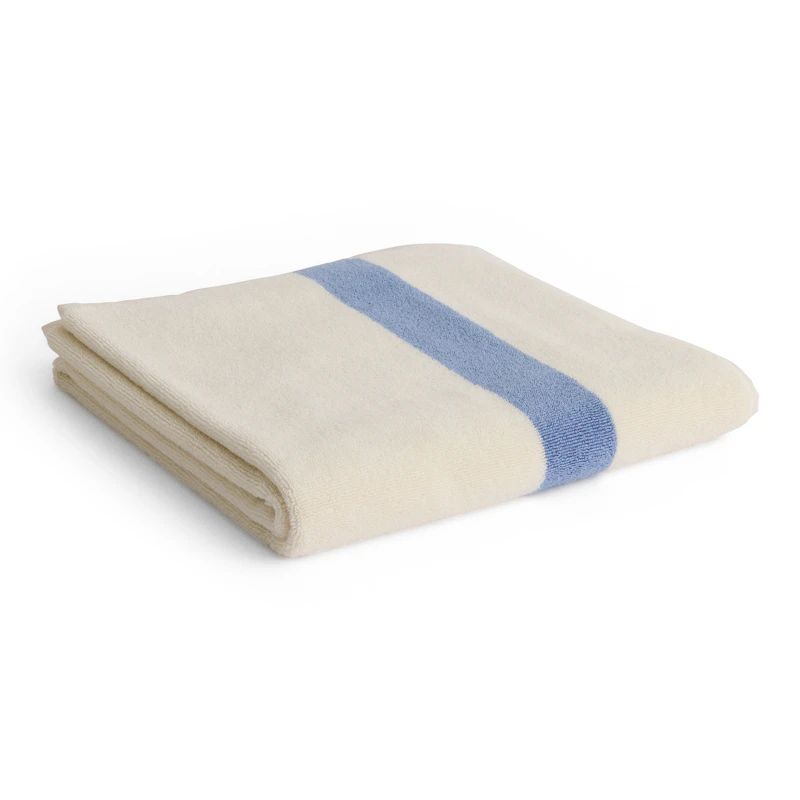 Stripe Handduk 70x140 cm, Dusty Blue