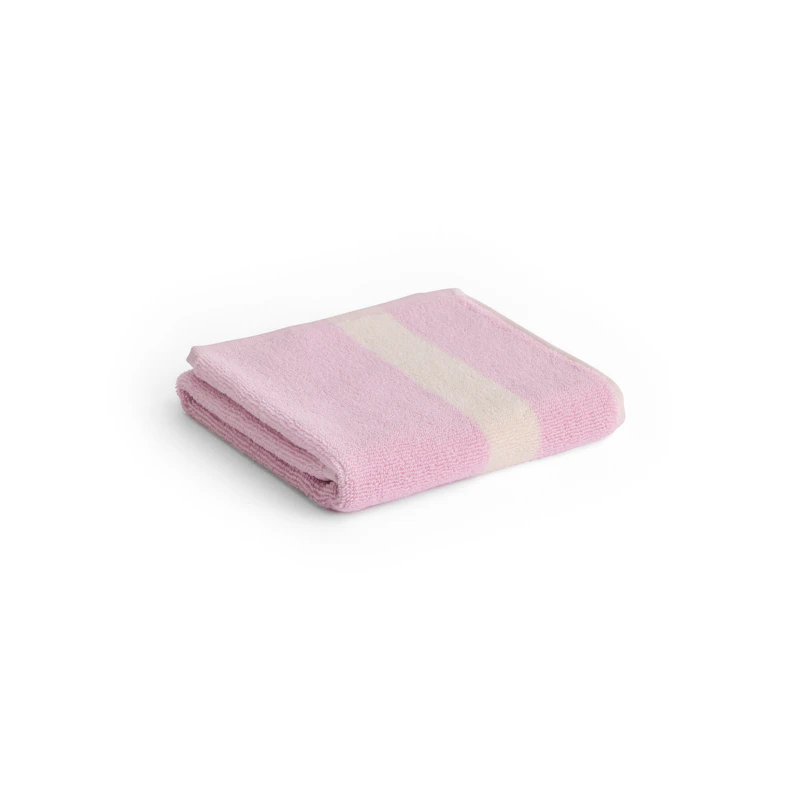 Stripe Handduk 40x60 cm, Cool Pink