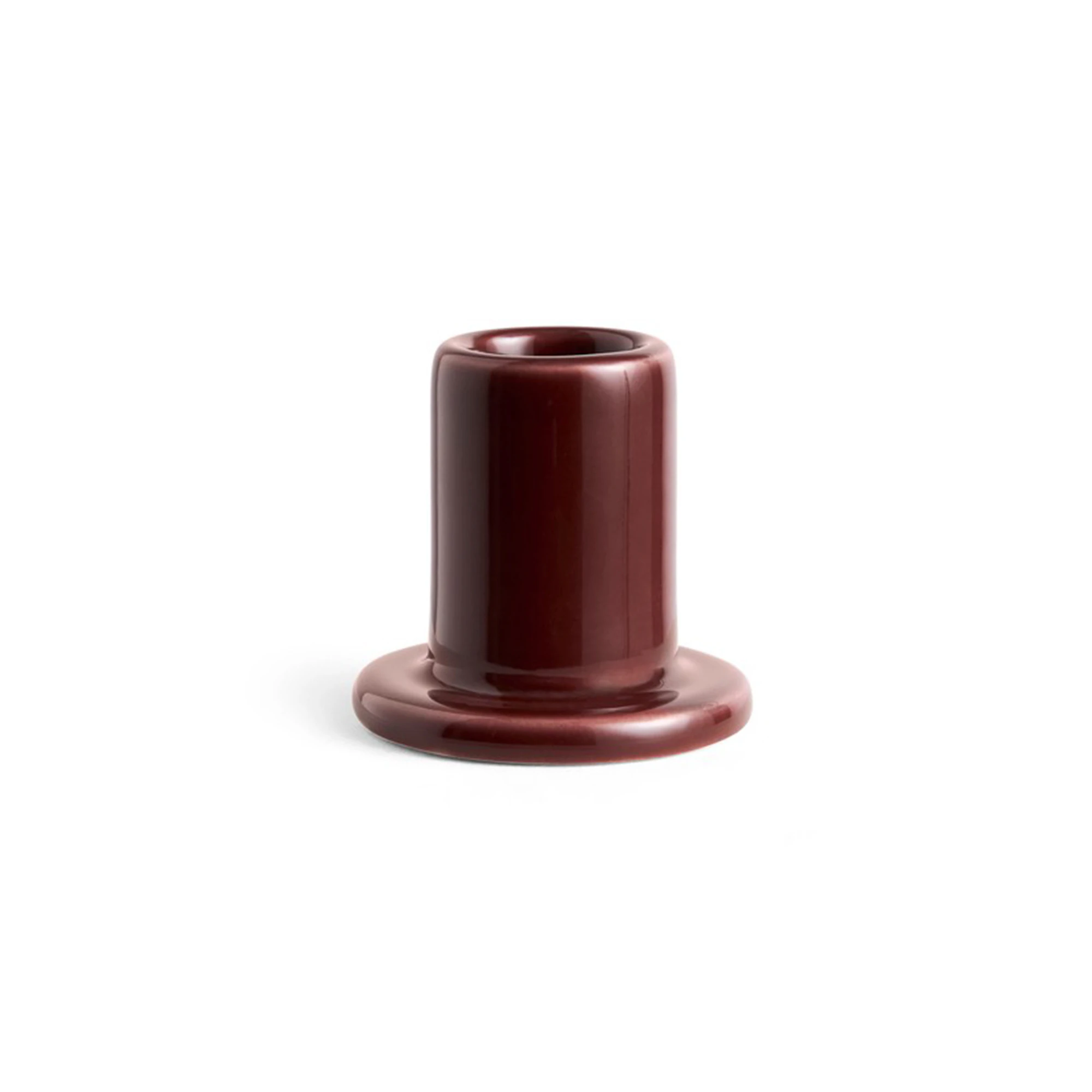 HAY Tube ljusstake 5 cm Chestnut brown