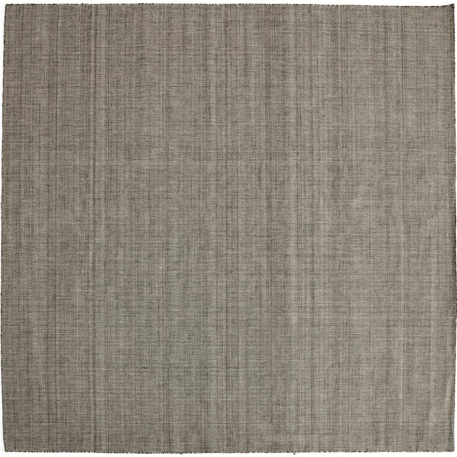 Hay Haze Rug 230x230 Cm Black - Plastmattor Viskos Svart