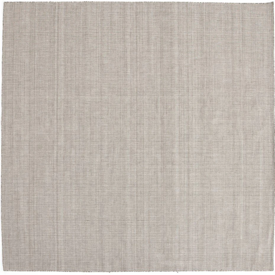 Hay Haze Rug 230x230 Cm Light Grey - Plastmattor Viskos Gr&aring;