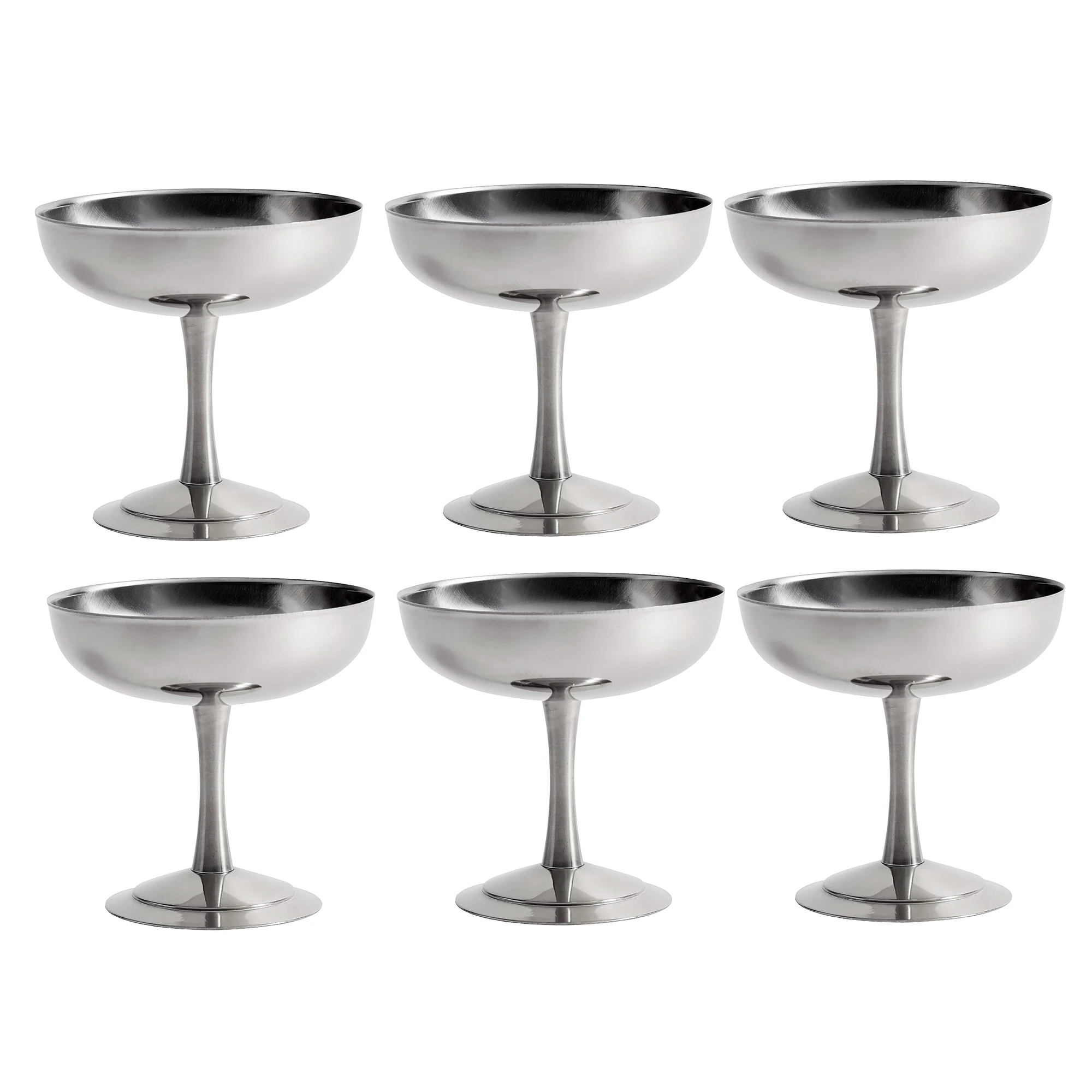 Hay Italian Dessertsk&aring;l 9 Cm 6-pack - Serveringssk&aring;lar Rostfritt St&aring;l