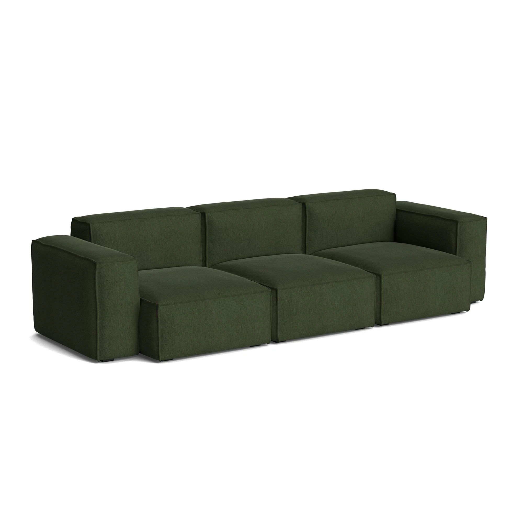 Hay Mags Soft Combination 1 3-sitssoffa - 3-sitssoffor Akryl Turf Dark Green