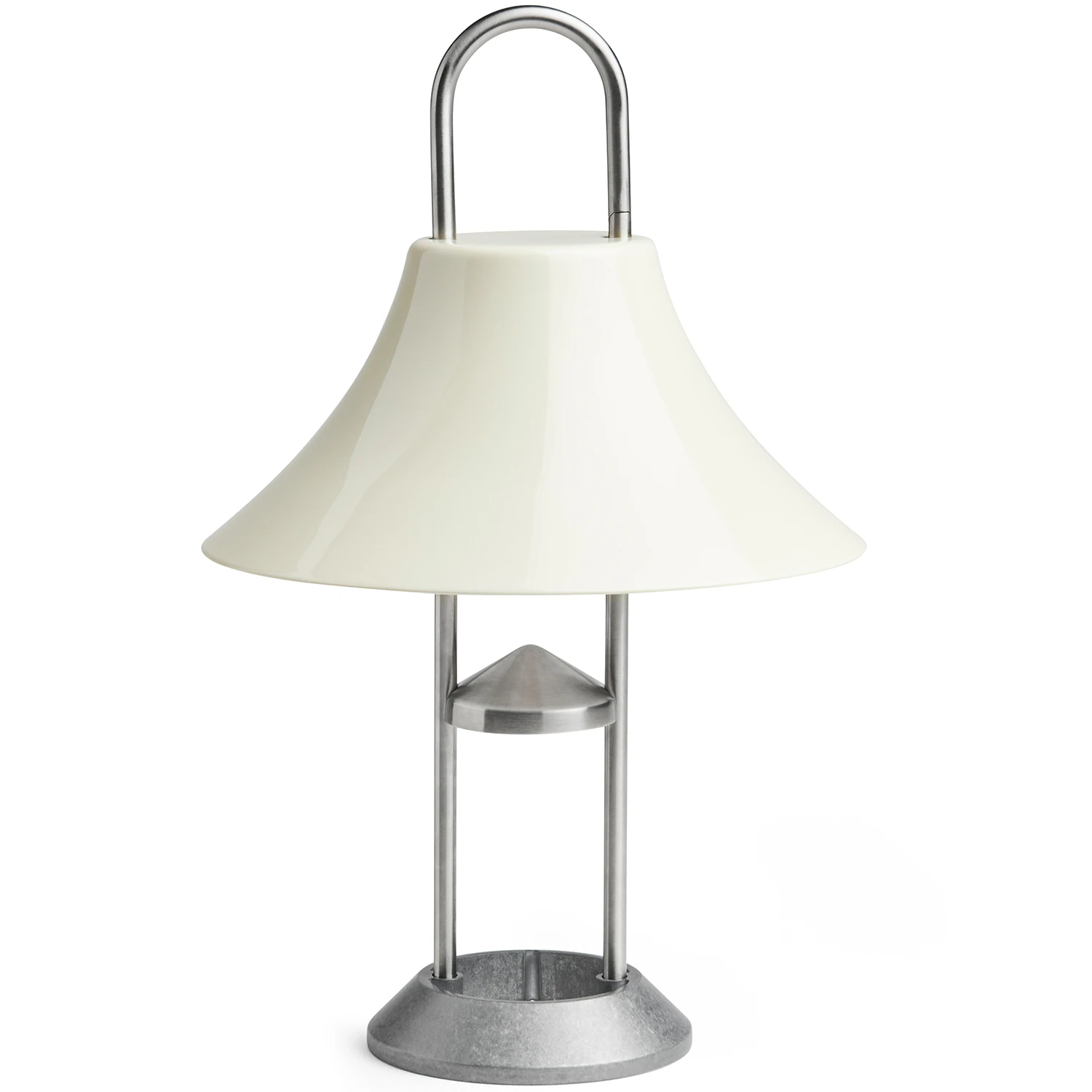 Hay Mousqueton Portable - Portabla lampor Stål Oyster White