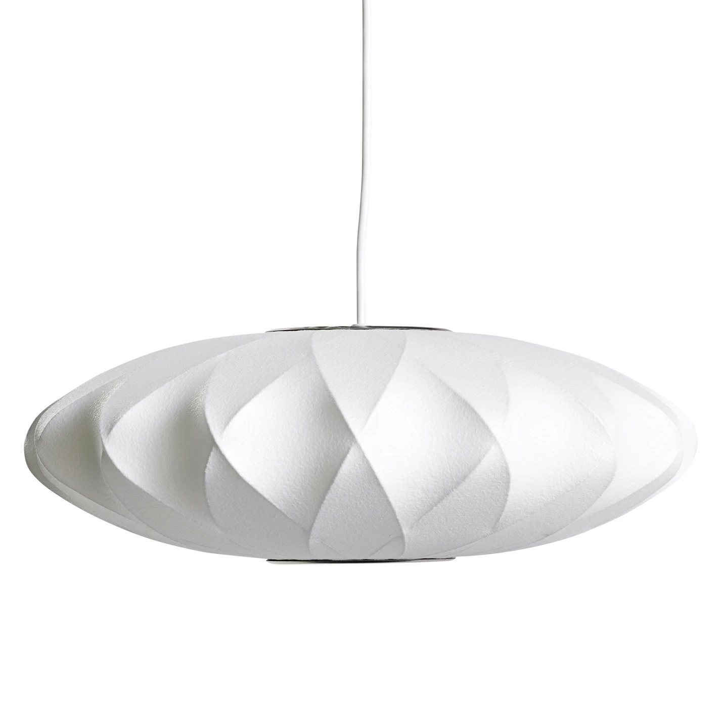 Hay Nelson Saucer Crisscross Bubble Pendel M - Pendellampor Plastpolymer Vit