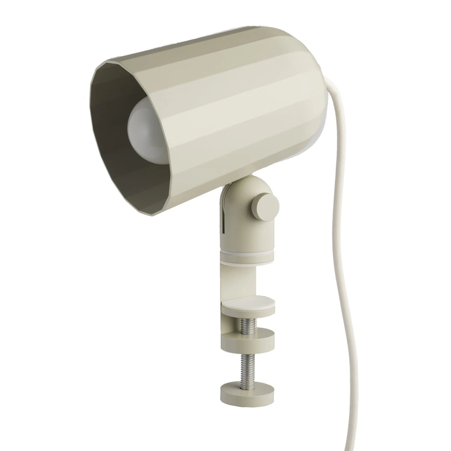 Hay Noc Kl&auml;mlampa Naturvit - Bordslampor Aluminium Off-White