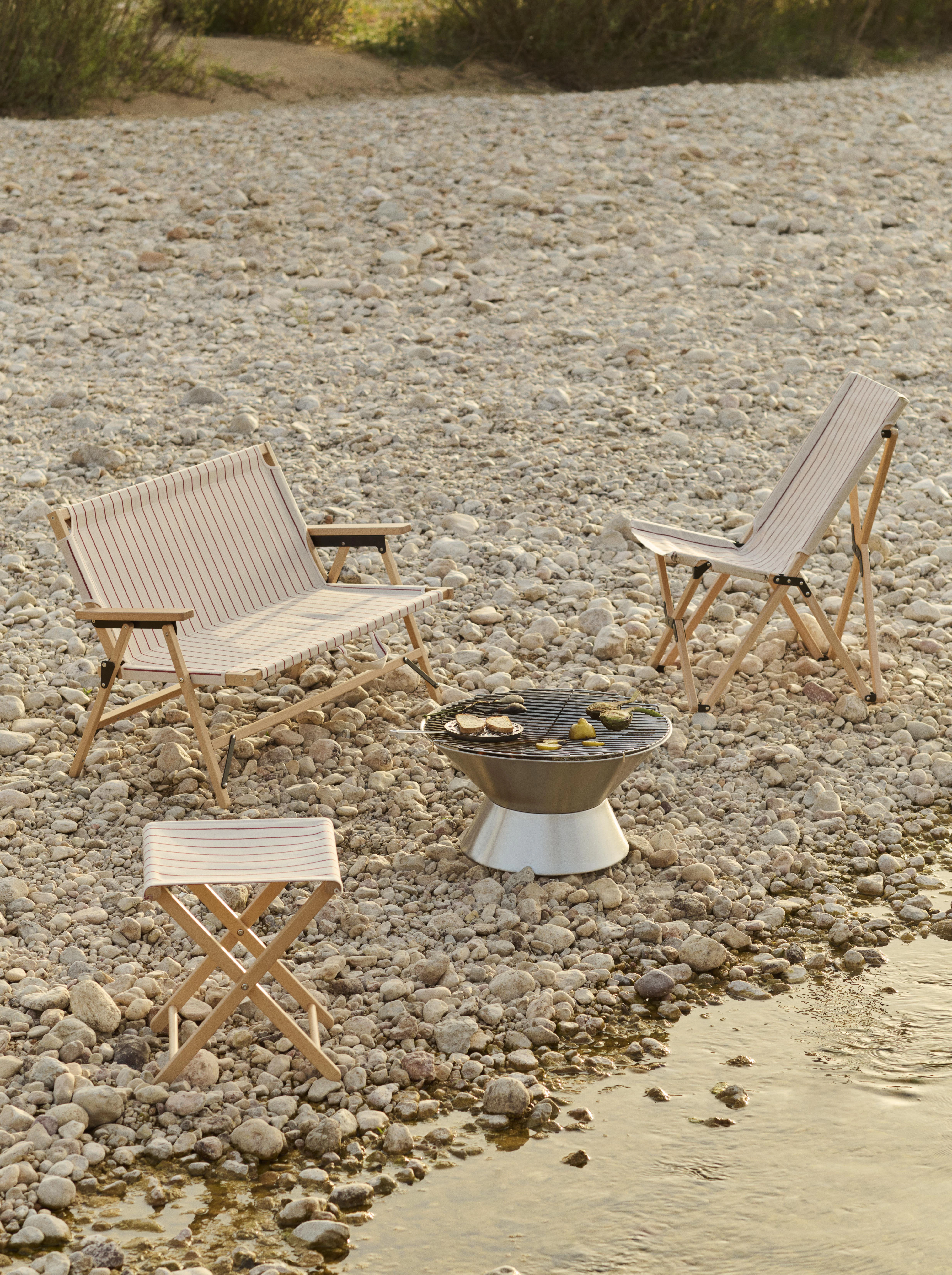 Hay Outdoor Market Folding Sofa, beige från HAY, bild 4