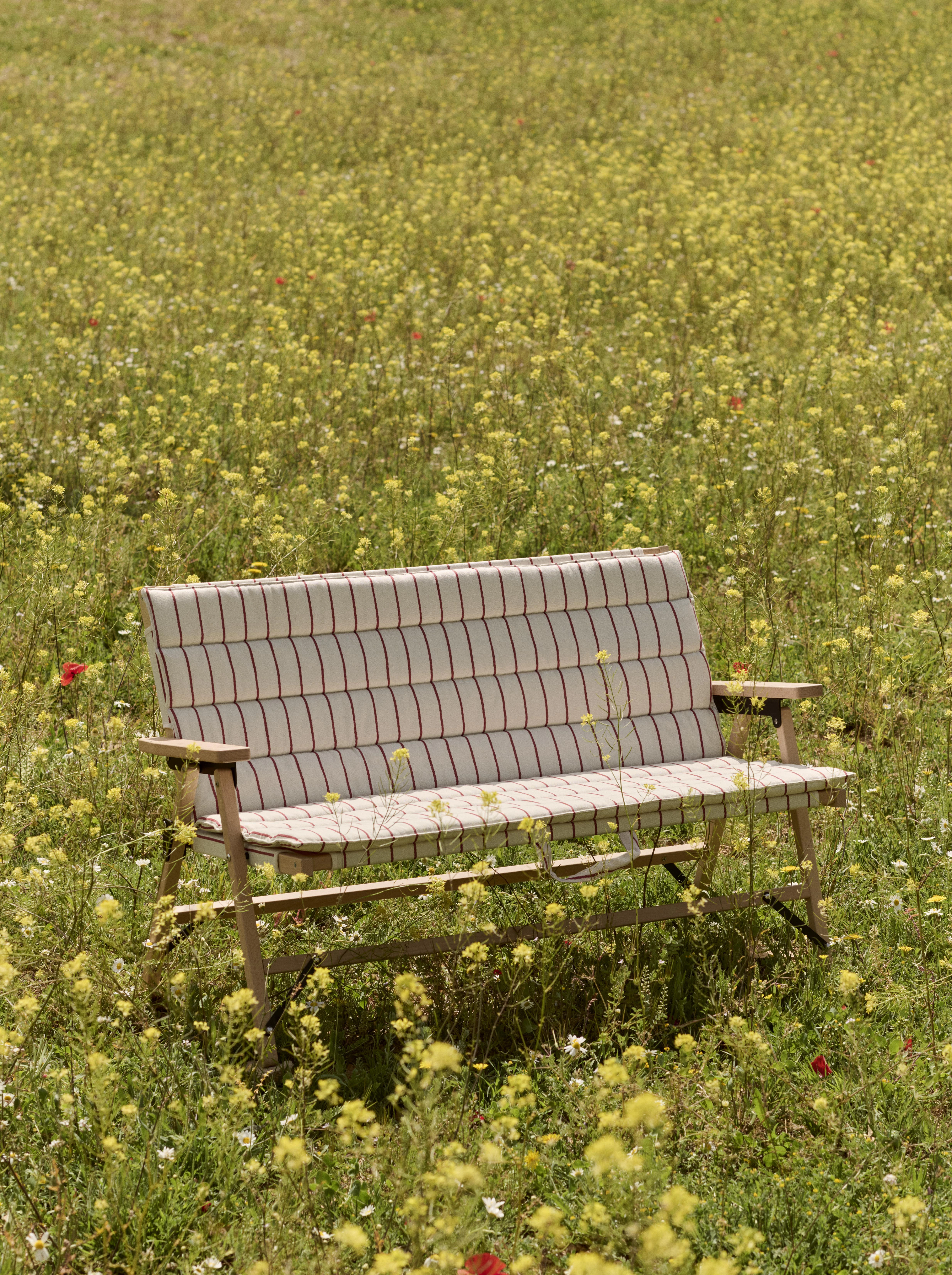 Hay Outdoor Market Folding Sofa, beige från HAY, bild 6