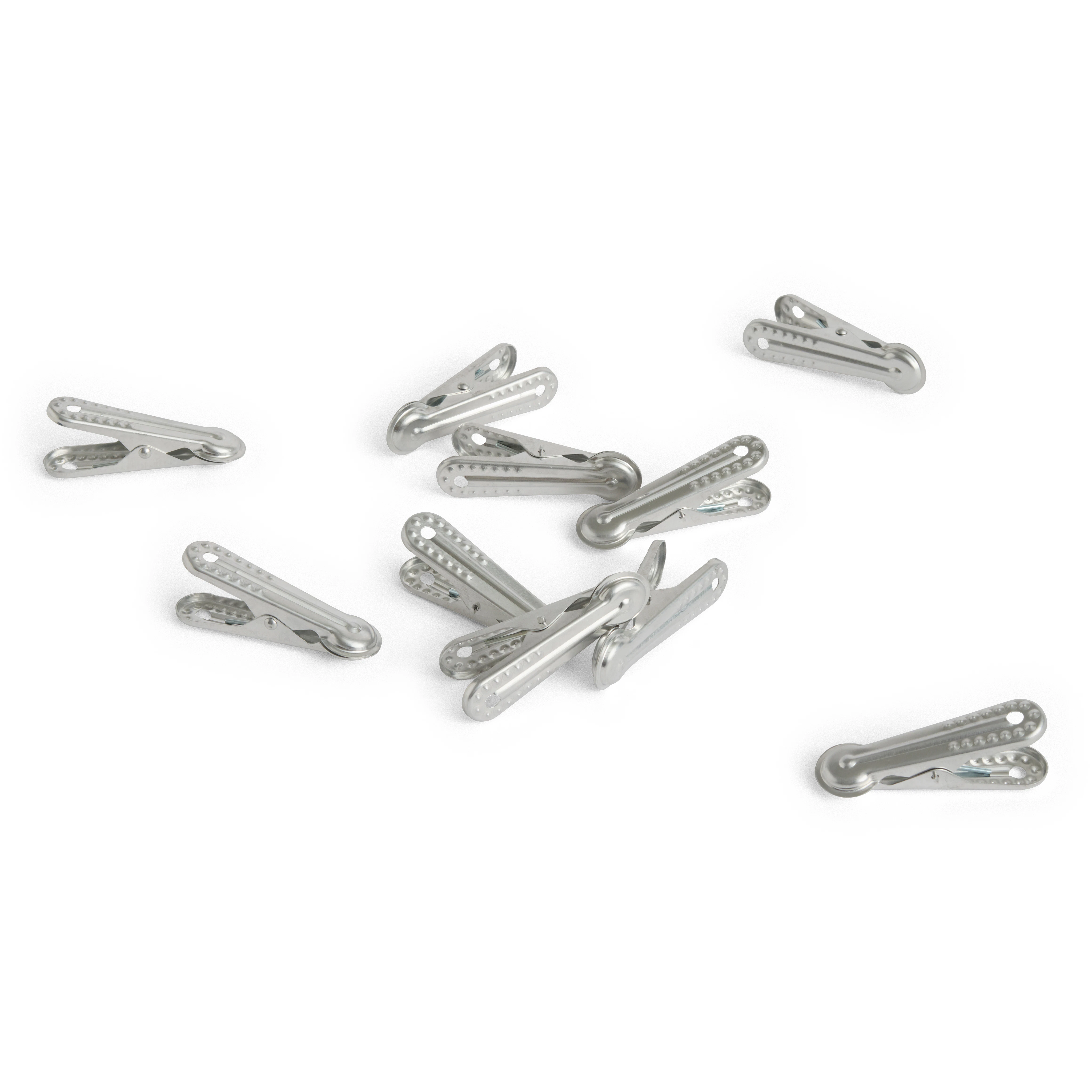 Hay Outdoor Market Peg Set Of 10 Medium - Trädgårdsbord Aluminium Silver