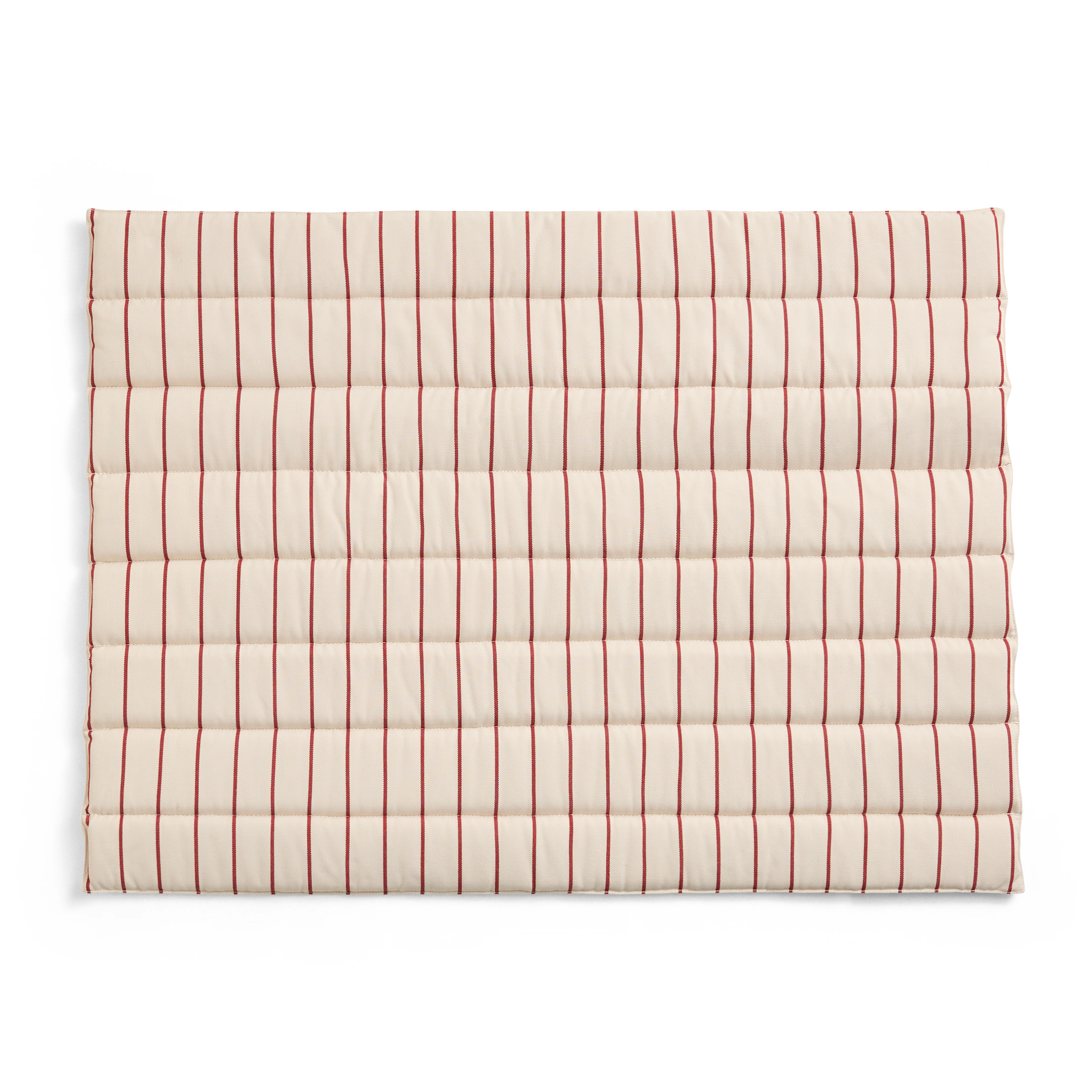 Hay Outdoor Market Sofa Cushion With Red Stripe - Dynor Återvunnen Polyester Beige