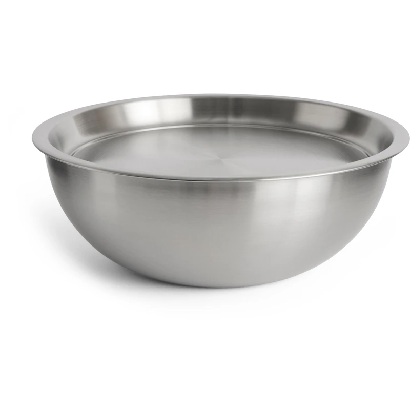 Outdoor Market Steel Bowl With Lid Large