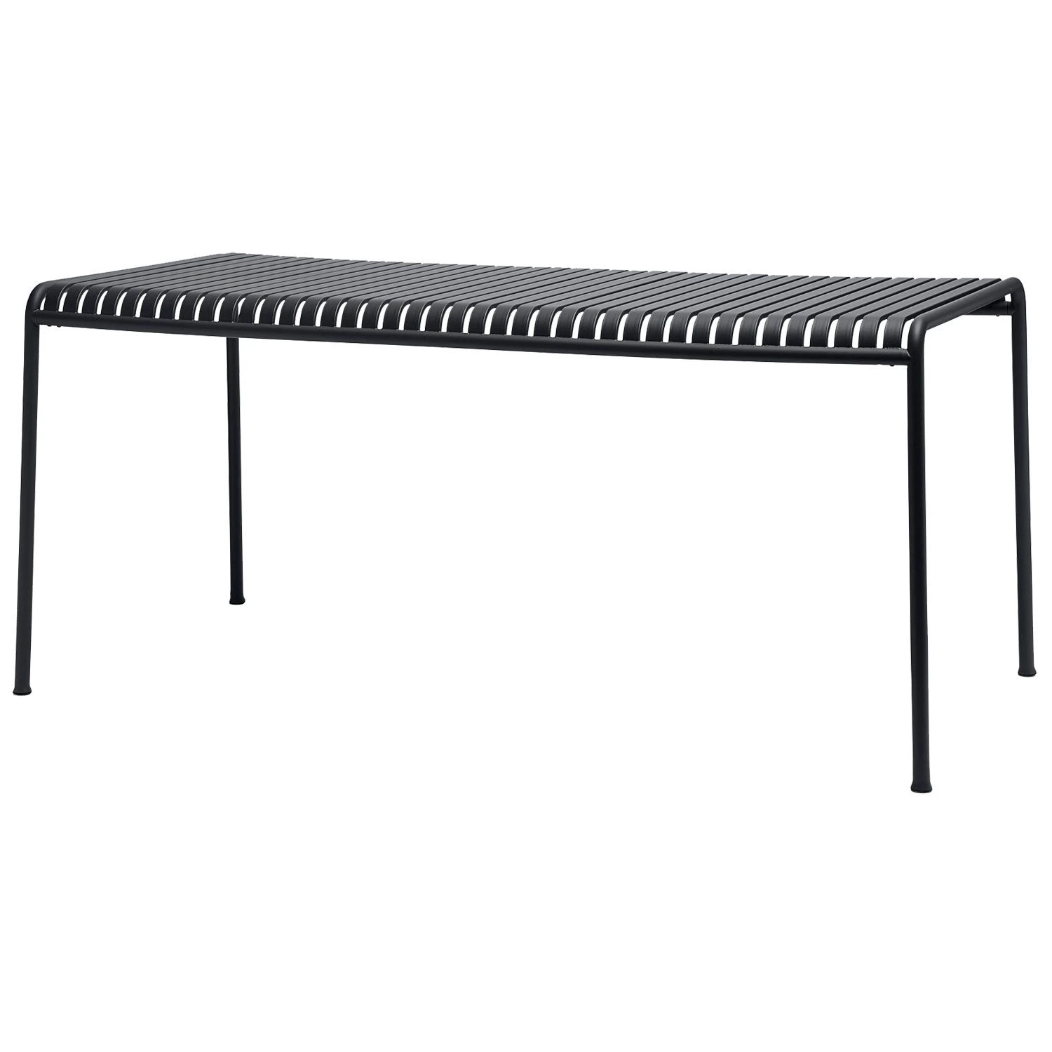Hay Palissade Bord 170x90 Cm - Trädgårdsbord Pulverlackat Stål Antracit