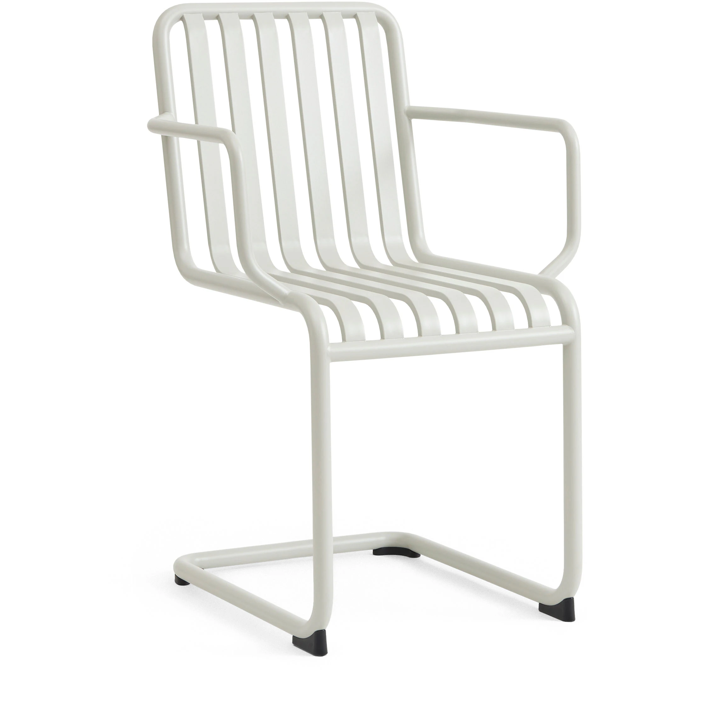 hay palissade cantilever armchair sky grey powder coated steel - trädgårdsstolar pulverlackat stål grå