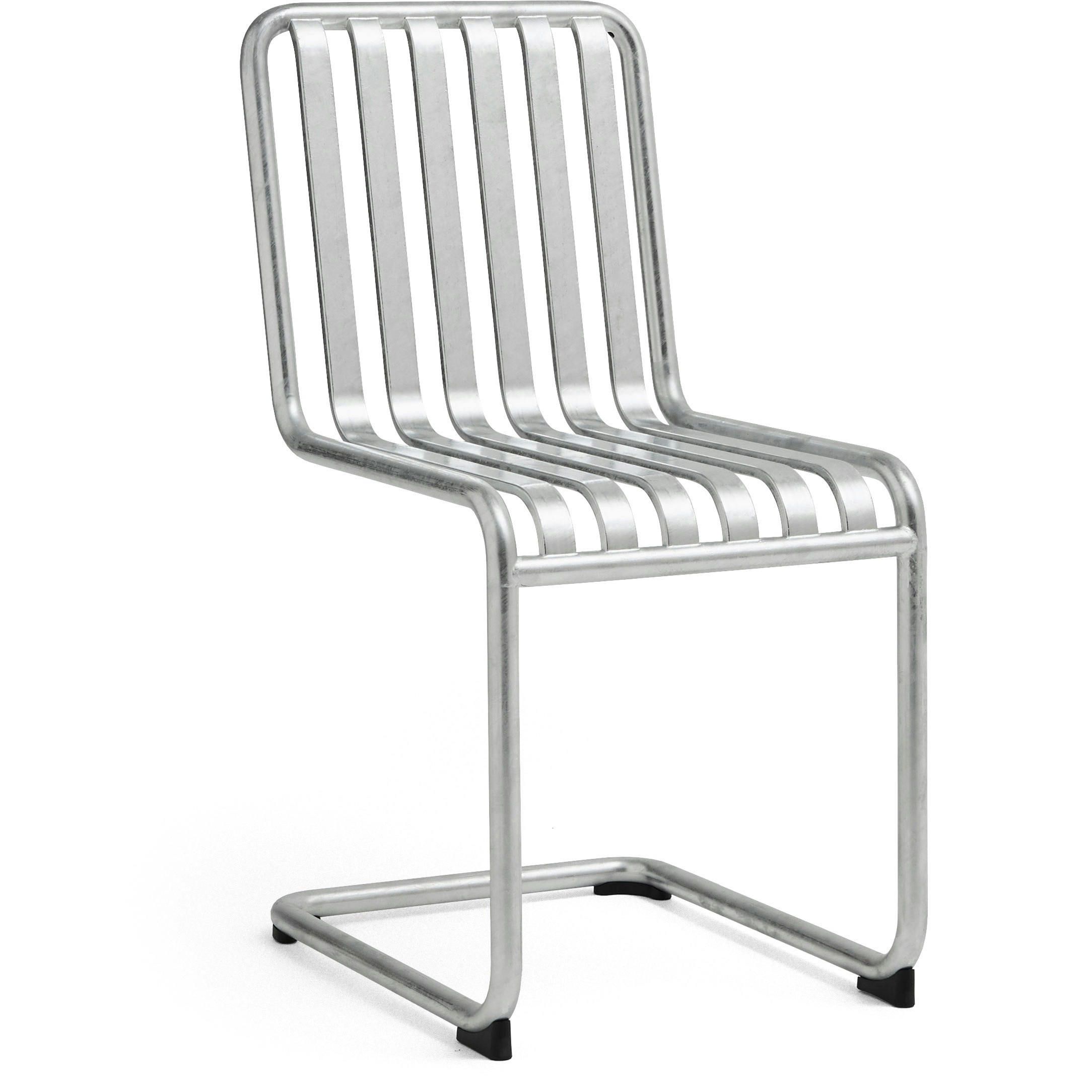 hay palissade cantilever chair hot galvanised steel - trädgårdsstolar stål silver