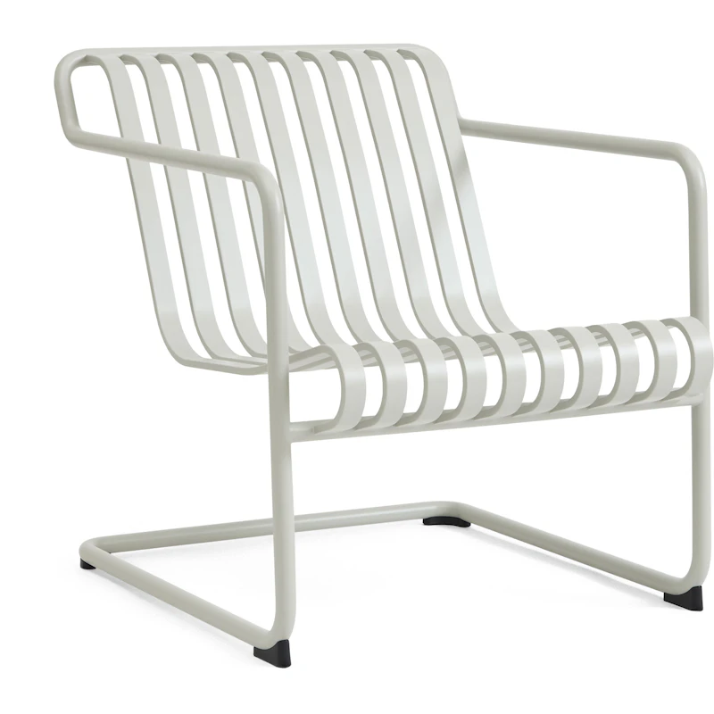 Palissade Cantilever Lounge Chair Low, Sky grey powder coated steel