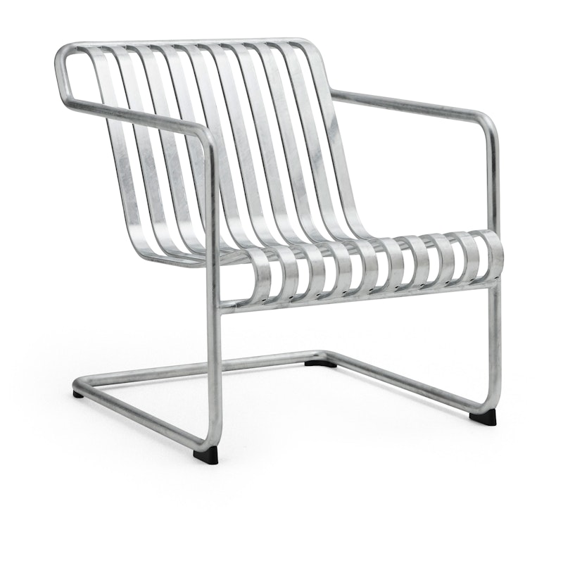 Palissade Cantilever Lounge Chair Low, Hot galvanised steel