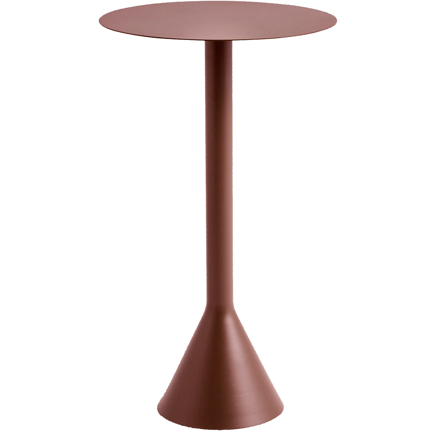 Hay Palissade Cone Barbord Ø60 Cm - Trädgårdsbord Stål Iron Red