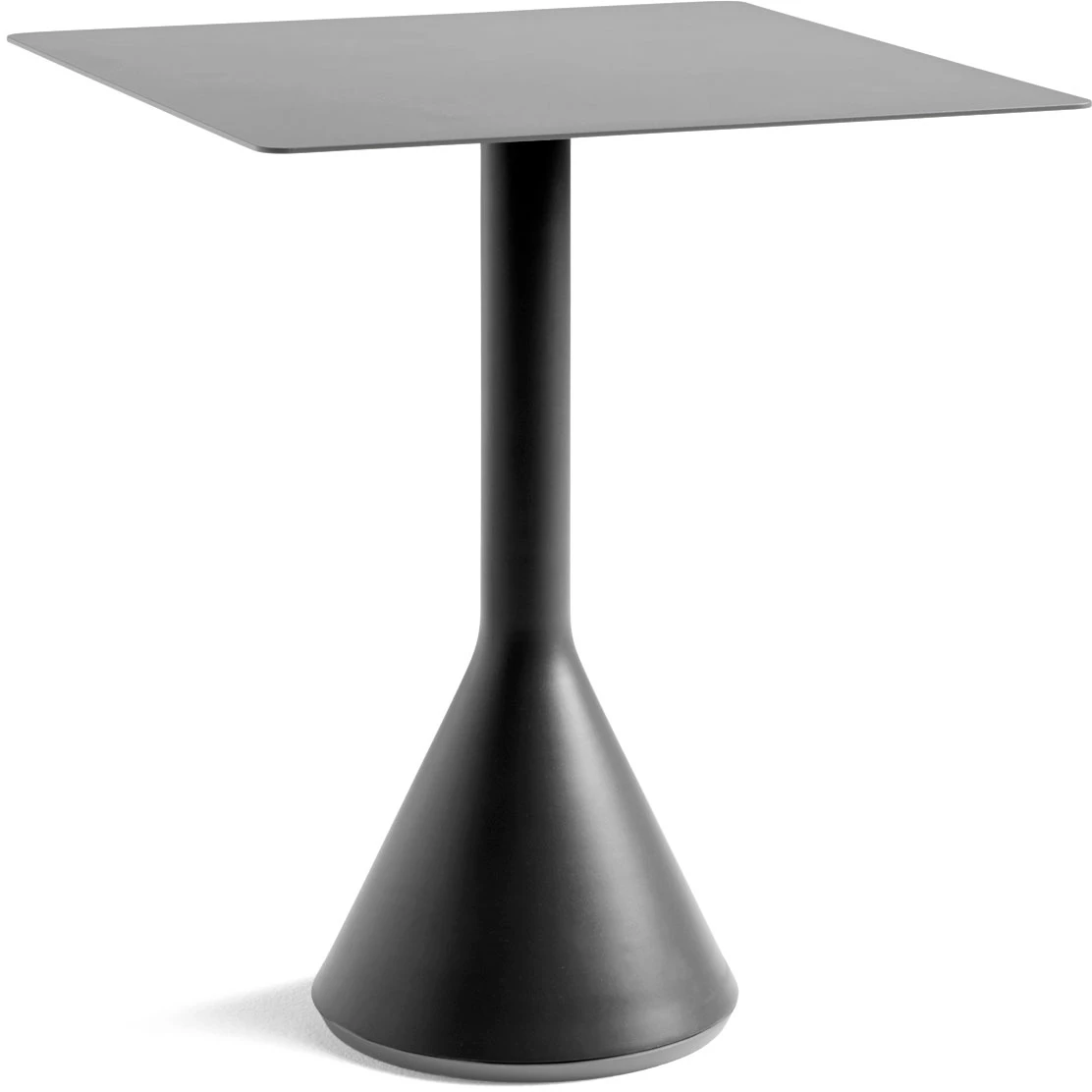 Hay Palissade Cone Bord 65x65 Cm - Trädgårdsbord Pulverlackat Stål Antracit