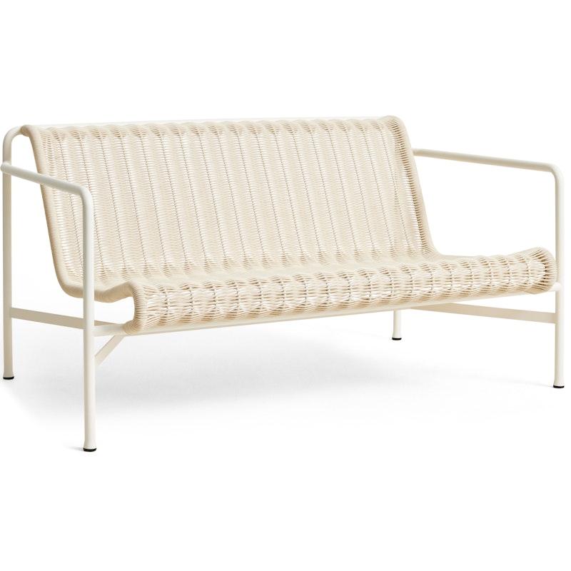 Palissade Cord Loungesoffa, Cream White