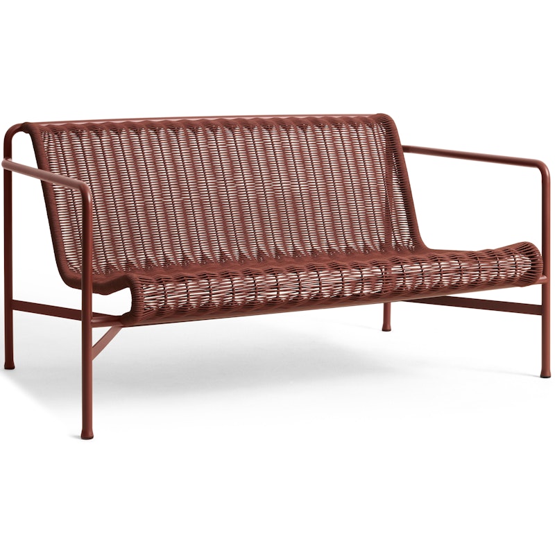 Palissade Cord Loungesoffa, Iron Red