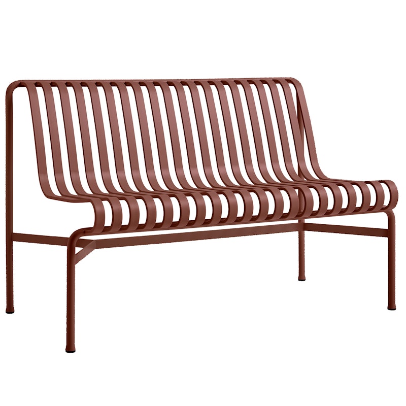 Palissade Bänk Utan Armstöd, Iron Red