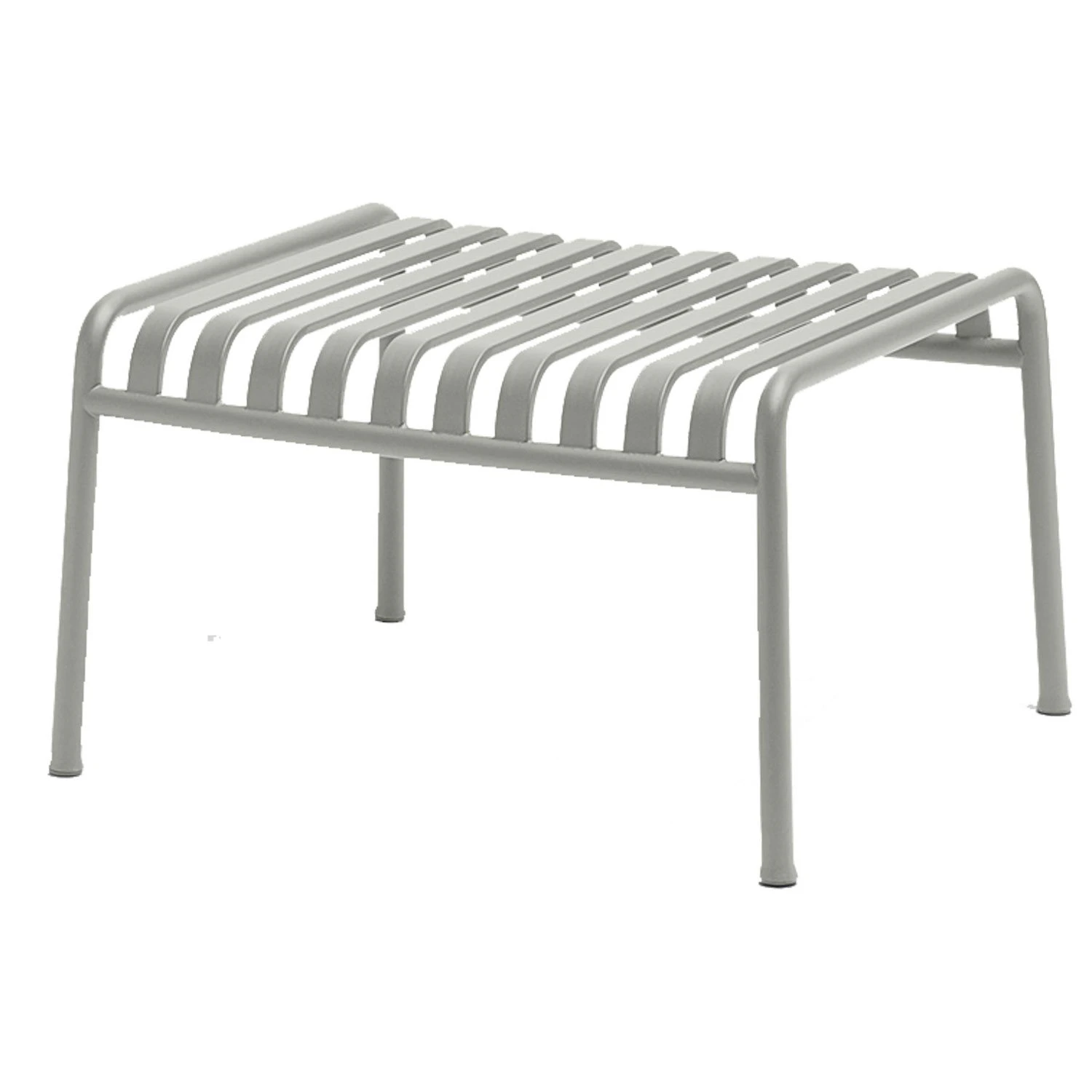 Hay Palissade Ottoman - Fotpallar & Sittpuffar Pulverlackat St&aring;l Sky Grey