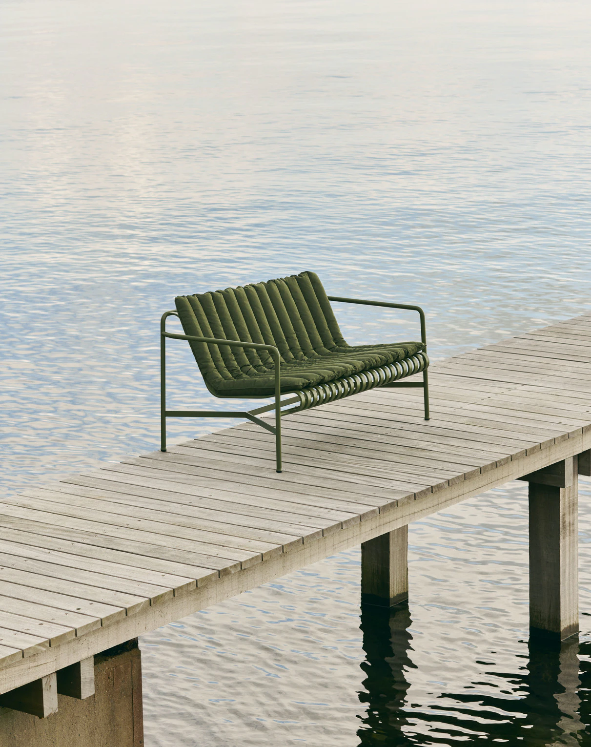 Hay Palissade Soft Quilted Dyna Till Loungesoffa, olivgrön från HAY, bild 2