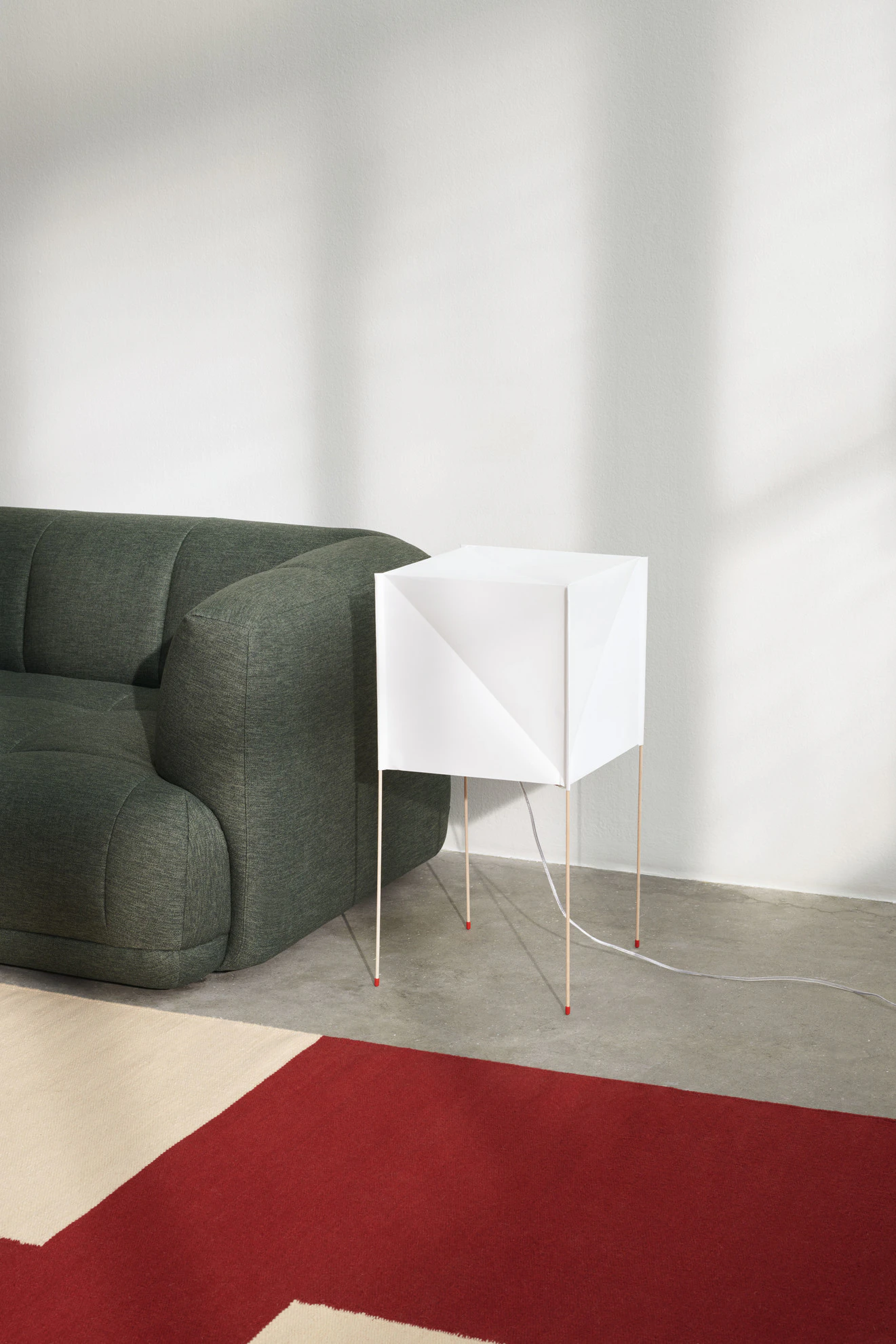 Hay Paper Cube Golvlampa, vit från HAY, bild 2