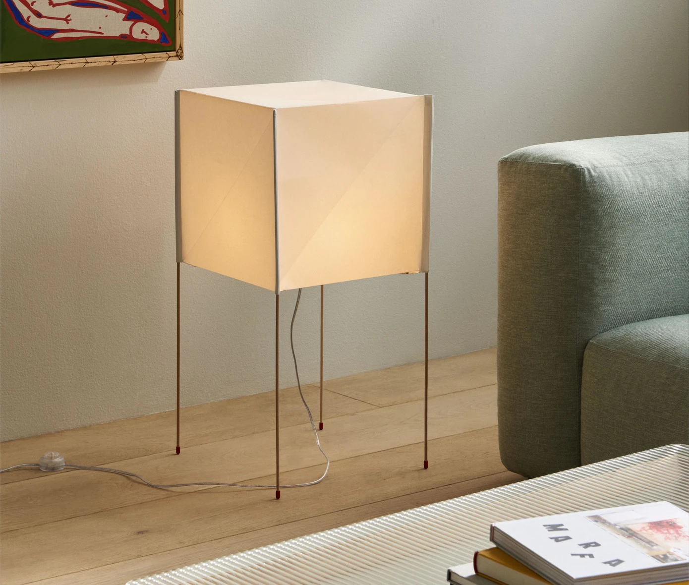 Hay Paper Cube Golvlampa, vit från HAY, bild 3