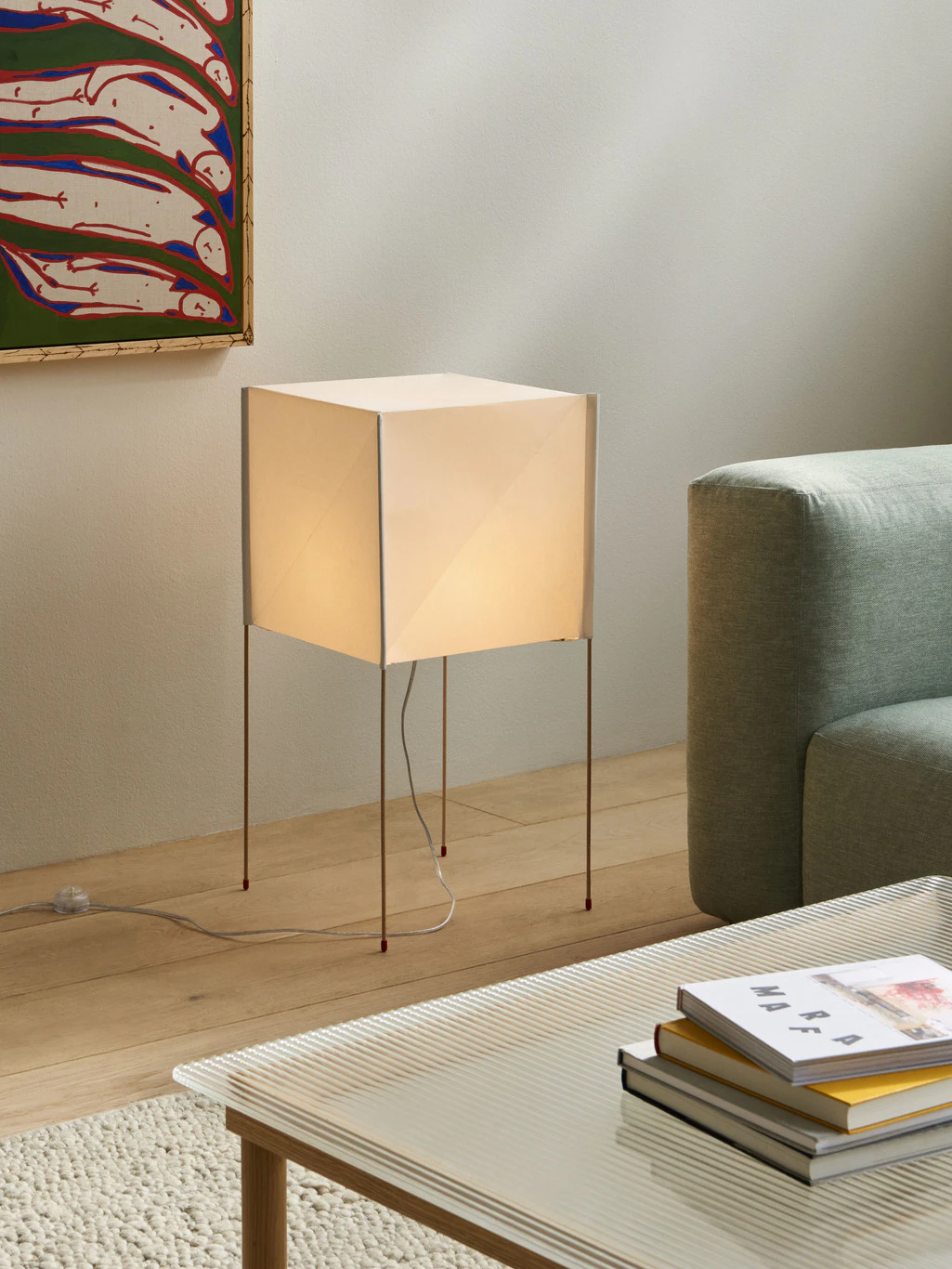 Hay Paper Cube Golvlampa, vit från HAY, bild 6