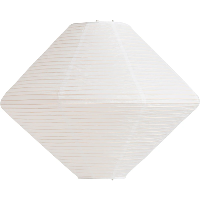 Paper Shade Diamond 60 Lampskärm, Classic White