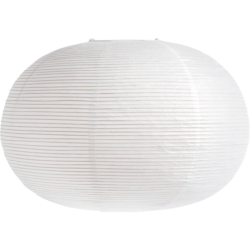 Paper Shade Ellipse Lampskärm, Classic White