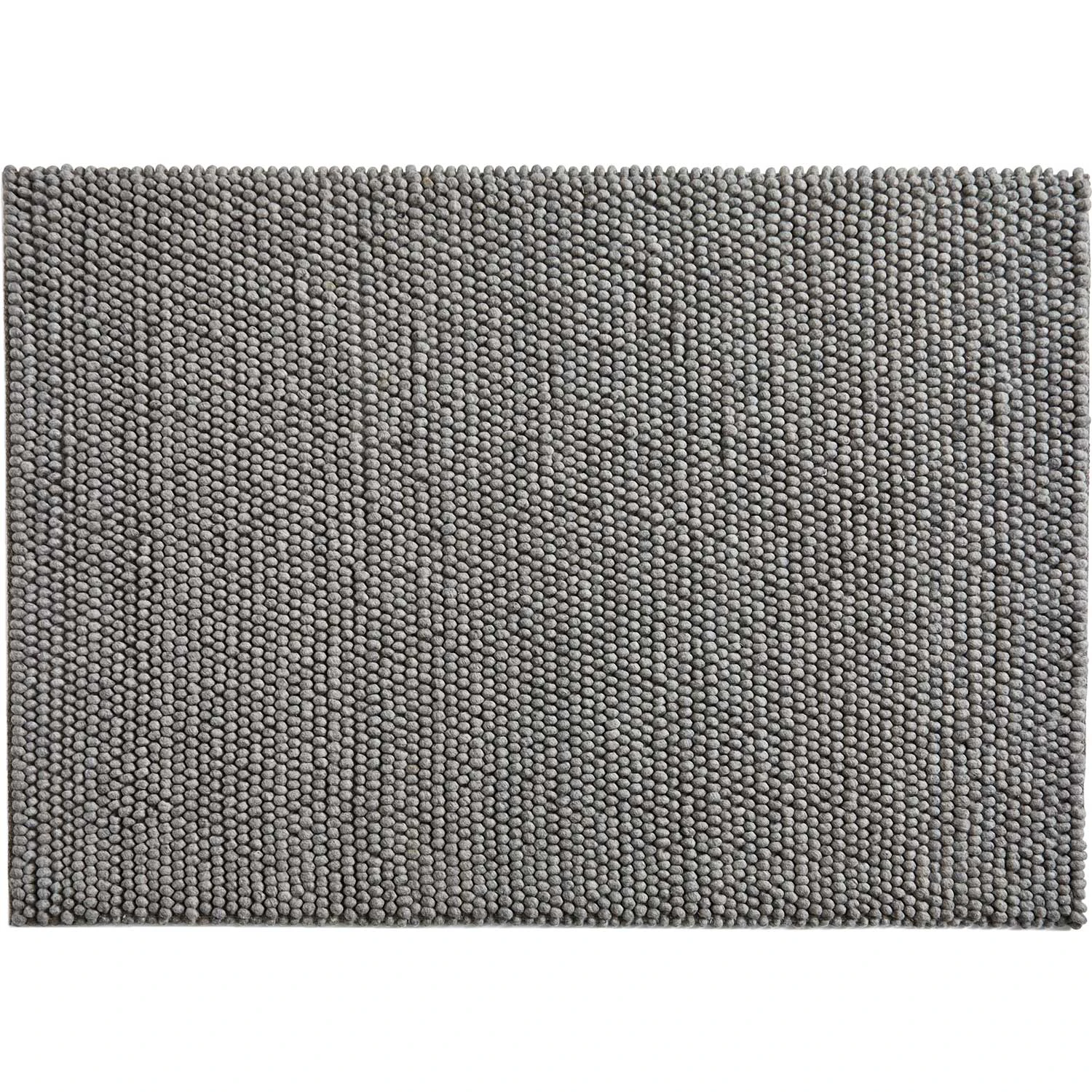 Hay Peas Matta 140x200 Cm / Medium Grey - Enfärgade mattor Ull Mellangrå