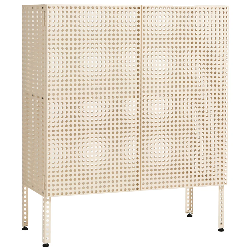 Perforated Skåp Medium, Eggshell