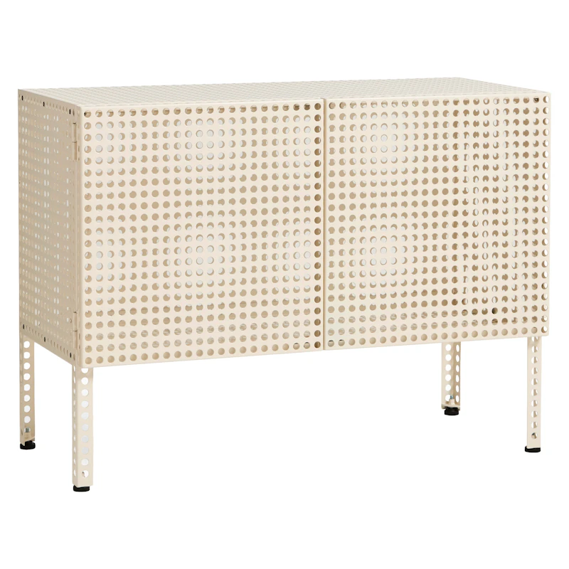 Perforated Skåp Liten, Eggshell